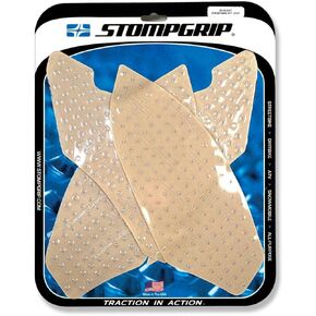 STOMPGRIP Volcano Tank Grips (CLEAR) for 15-19 BMW S1000RR in Kuwait