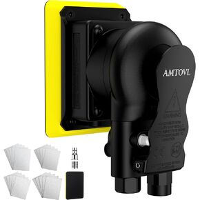 AMTOVL Pneumatic Random Orbital Sander – 3 x 4-inch Air Sander with Variable Speed, 12000 RPM Palm Sander for Automotive Bodywork, Woodworking & Surface Finishing in Kuwait