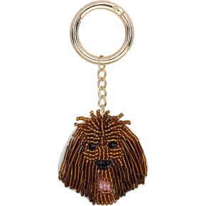 Handmade Beaded Dog Keychains - Cute Puppy Glass Bead Bag Charms for Women Girls, Purse Charm Accessory Gift in Saudi Arabia
