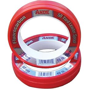 ANDE FCW50-12 Fluorocarbon Leader Material, 50-Yard Spool, 12-Pound Test, Clear Finish in Saudi Arabia