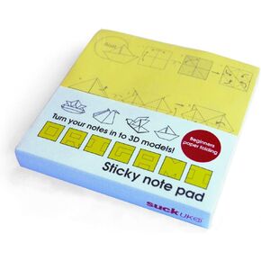 Suck UK Transparent CMYK Sticky Notes | Self-Adhesive Memo Pad in Vibrant Colour | Cyan/Magenta/Yellow | Layer to Make Colours of The Rainbow in Kuwait