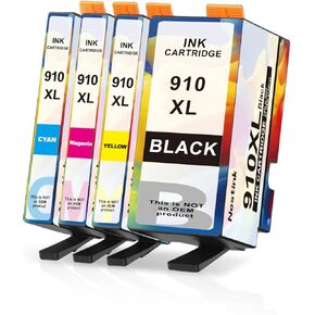910XL Ink Cartridges Combo Pack Replacement for HP Ink 910 XL Compatible with OfficeJet Pro 8020 8025 8028 8035 8030 8010 8015 8018 8022 Series Printer HP 910 XL (4 Pack Black, Cyan, Magenta, Yellow) in Kuwait