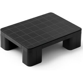 Plastic Pallets for Basement Storage Easy to Stack Lightweight Floor Pallets Display for Flooring Room Supermarket Warehouse, Support up to 2000 Lbs,Black (40'' L X 20'' W X 5.5'' H,2 Pcs) in Kuwait