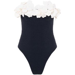 PatBO Breeze Jacquard Flower Applique One Piece in Kuwait