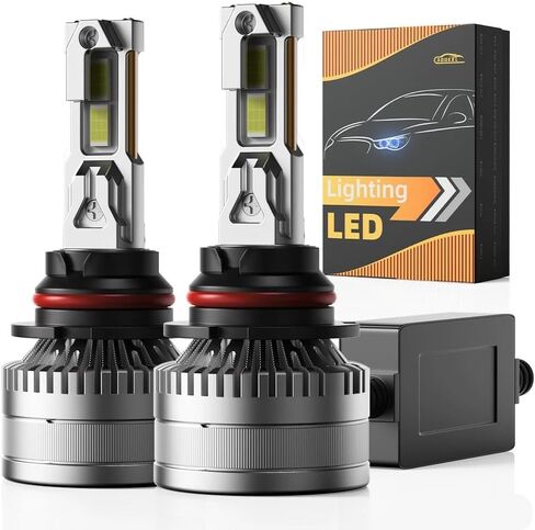 H13 Light Bulb, 800% Brighter H13 9008 Bulbs, Plug N Play, Long Lifespan, No Flicker, Easy Installation, 2PCS. in Kuwait