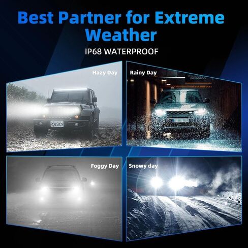 H13 Light Bulb, 800% Brighter H13 9008 Bulbs, Plug N Play, Long Lifespan, No Flicker, Easy Installation, 2PCS. in Kuwait