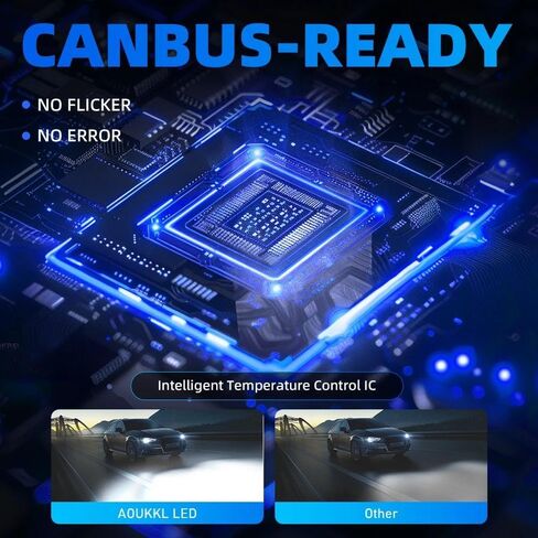 H13 Light Bulb, 800% Brighter H13 9008 Bulbs, Plug N Play, Long Lifespan, No Flicker, Easy Installation, 2PCS. in Kuwait