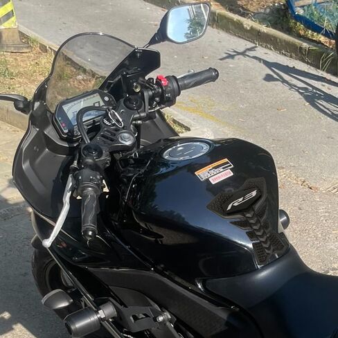 Gas Fuel Tank Emblem Sticker Decal Rubber Raise Up Compatible with Yamaha YZF R3 in Kuwait