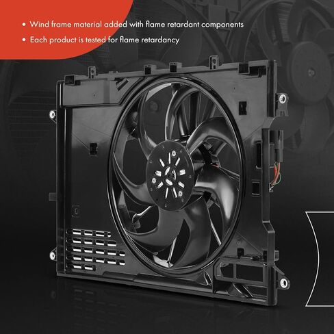 A-Premium Engine Radiator Cooling Fan Assembly with Brushless Motor Compatible with Select Mazda 3 2021 2022 2023, 2.5L in Saudi Arabia