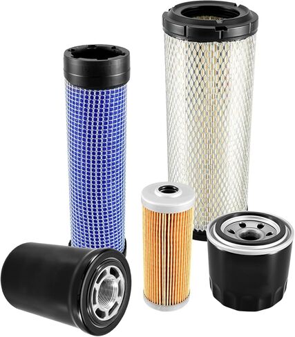 Filter Kit Fit for John Deere 4200 4300 4400 Compact Utility Tractor Replace LVA21198 M131802 M131803 M806419 MIU804763 LVA10419 in Kuwait