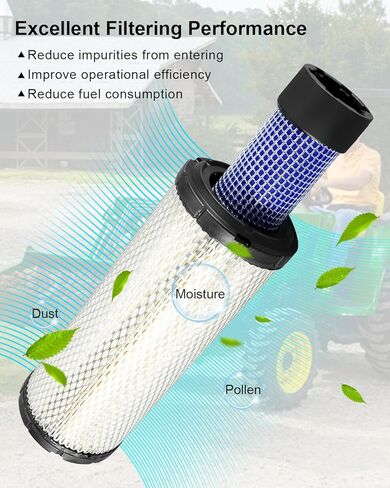 Filter Kit Fit for John Deere 4200 4300 4400 Compact Utility Tractor Replace LVA21198 M131802 M131803 M806419 MIU804763 LVA10419 in Kuwait