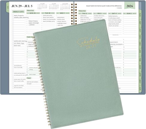 Monthly Planner 2025-2027 - JAN.2025 - DEC.2027, Planner 2025-2027, 3-Year Planner, 6.3" x 8.4", 36-Month Planner 2025-2027 with Double-Side Pocket + Hardcover - Cactus in Kuwait