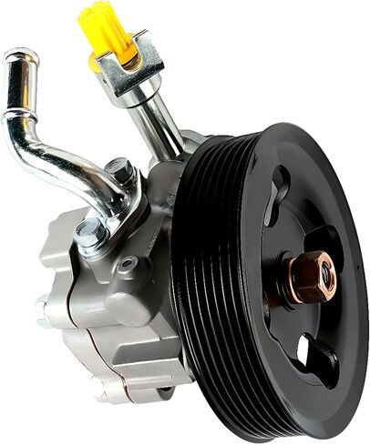 Power Steering Pump 20-69989 with Pulley for 2006-2011 Impala 3.5L, for 2006-2011 Impala 3.9L, for 2006-2007 Monte Carlo 3.5L 3.9L 5.3L, Replace OE 96-69989, 15267585, 88964571 in Saudi Arabia