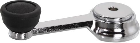 Go-Parts - Front Window Crank Set for Jeep CJ5 (1968-1983), CJ6 (1968-1975), CJ7 (1976-1986), Chrome with Black Knob Replacement J3726992 'CH1354103' 1981 1982 1983 1984 1985 in Saudi Arabia