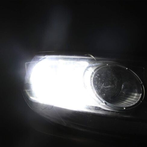 Alla Lighting PGJ19 Base LED Upgrade H8 H11 Fog Lights/DRL Bulbs H16 H1155 711 64211, 6000K Xenon White in Saudi Arabia
