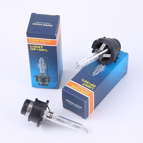 SEADEAR 2 قطعة D2S D2R D2C 6000K مصابيح أمامية Hid متوافقة مع الشعاع العالي والشعاع المنخفض لمبة LED IP68 مقاومة للماء، 4300K ​​OE أبيض/ 6000K أبيض نقي (افتراضي)/ 8000K أزرق فائق in Saudi Arabia