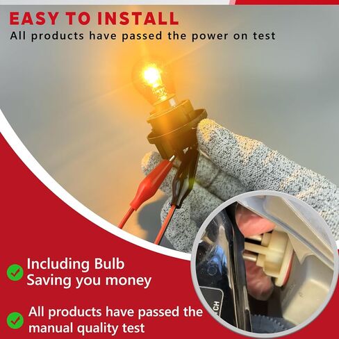 2PCS Turn Signal Light Socket Holder Fit for Mercedes-Benz CLK 320 430 E320 E420 E430 E55 AMG Repalce OE A0008269182 with Light Bulb Single-Filament in Kuwait