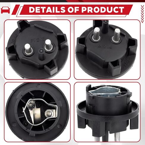 2PCS Turn Signal Light Socket Holder Fit for Mercedes-Benz CLK 320 430 E320 E420 E430 E55 AMG Repalce OE A0008269182 with Light Bulb Single-Filament in Kuwait