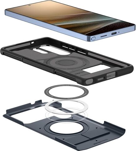 حافظة Spigen Slim Armor CS مصممة لهاتف iPhone SE 2022/حافظة iPhone SE 3 2022 / حافظة iPhone SE 2020/حافظة iPhone 8/حافظة iPhone 7 - أسود in Kuwait