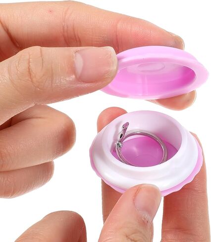 90 عبوة من صناديق الماكرون الصغيرة، حاويات تخزين ملونة على شكل معكرون للمجوهرات والحبوب والخرز وأساسيات السفر واللوازم الحرفية - 6 ألوان نابضة بالحياة in Kuwait