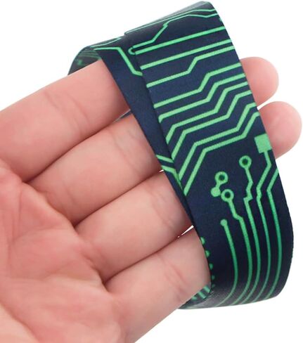 Pinstant Computer Circuit Board Electrical Electronic Engineering 17.7" Neck Lanyard Keychain Holder ID Badge Mobile Phone Pin Strap in Saudi Arabia