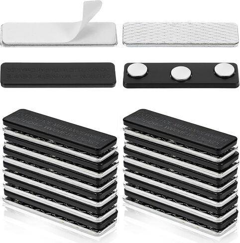 12 Pairs Magnetic Curtain Weights with Adhesive Waterproof Magnets for Blackout Curtains Outdoor Patio Mosquito Net Gazebos Cabanas Flag and Indoor Use Secure Name Tags ID Badges in Heavy Wind in Kuwait