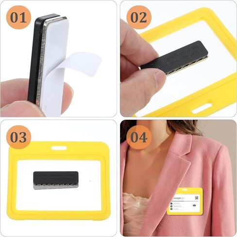 12 Pairs Magnetic Curtain Weights with Adhesive Waterproof Magnets for Blackout Curtains Outdoor Patio Mosquito Net Gazebos Cabanas Flag and Indoor Use Secure Name Tags ID Badges in Heavy Wind in Kuwait