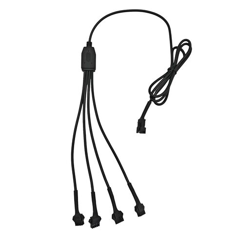 4-Way Splitter Wiring Harness 4PIN Replacement for RGB LED Rock Lights and Motorcycle LED Underglow Lights, Snap-On Connector 12V for Jeep ATV UTV SXS RZR Trucks Four Wheeler Offroad in Kuwait