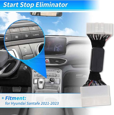 ACROPIX Auto Start Stop Eliminator for Hyundai Santa Fe 2021-2023 Auto Start Stop Disable Idle Start Stop Eliminator in Saudi Arabia