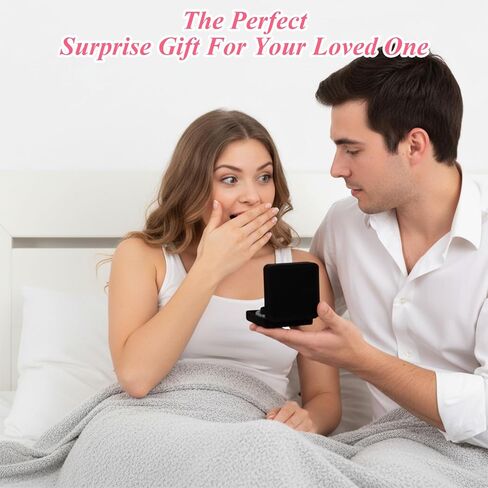 12Pcs Velvet Bracelet Gift Box Bulk, Classic Black Bracelet Pendant Necklace Gift Box Case for Jewelry Storage Display Case for Christmas Wedding Engagement Birthday Anniversary in Kuwait