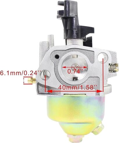 المكربن ​​لمولد Powermate PM0103007 PC0103007 PMC103007 3000 3750 واط واط 212CC مع فلتر الهواء in Saudi Arabia