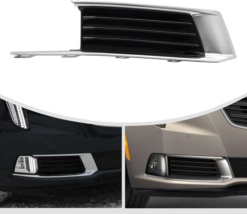 Fog Light Cover for Cadillac XTS 2018-2019,Right Passenger Side Fog Lamp Cover Replacement,Black Chrome ABS Trim KD569903222 in Kuwait