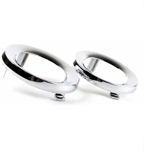 YLT سياج الصد الامامي للسيارات الضباب غطاء خفيف الحافة غطاء تقليم الكروم حلقة غطاء استبدال عدة زوج LH + RH ل 2009-2013 سوبارو فورستر in Kuwait