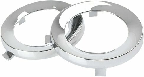 YLT سياج الصد الامامي للسيارات الضباب غطاء خفيف الحافة غطاء تقليم الكروم حلقة غطاء استبدال عدة زوج LH + RH ل 2009-2013 سوبارو فورستر in Kuwait