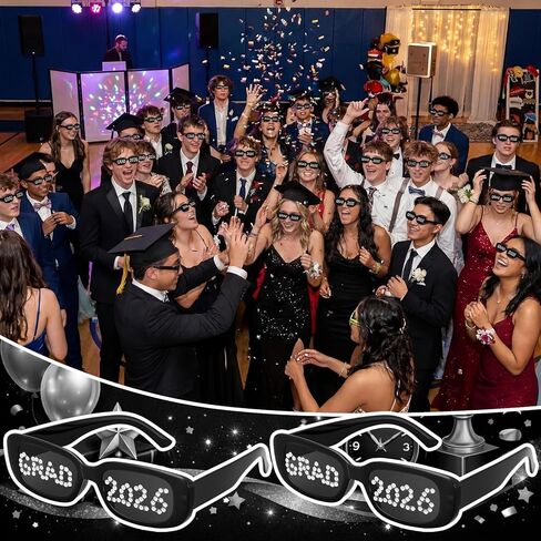 Grad 2026 Sunglasses with Diamond Glitter Prom 2026 Party Favors Graduation Gift Glasses Party Supplies Photo Prop in Saudi Arabia