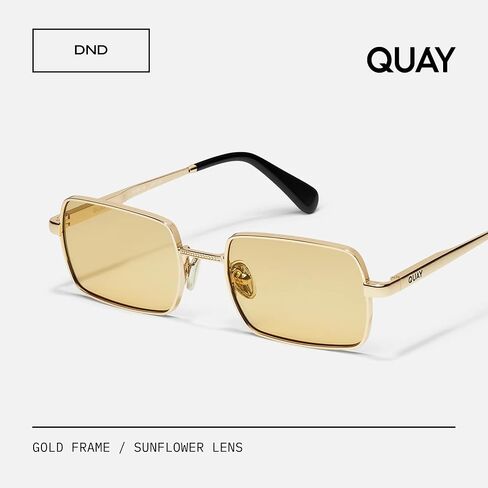QUAY DND Rectangular Sunglasses for Women + BUNDLE with ACCESSORY EYEWEAR KIT in Kuwait