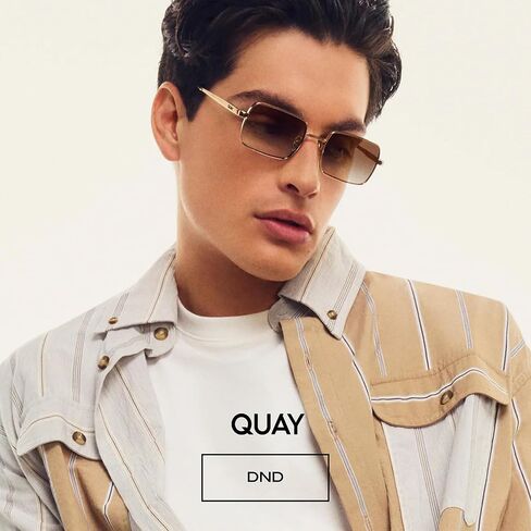 QUAY DND Rectangular Sunglasses for Women + BUNDLE with ACCESSORY EYEWEAR KIT in Kuwait