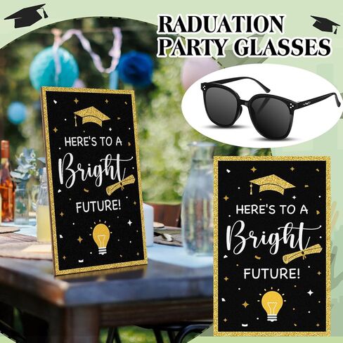 31 Pcs 2026 Graduation Photo Booth Props Graduation Gifts Include 30 Class of 2026 Sunglasses Bulk 1 Wooden Sign Photo Booth Props in Saudi Arabia
