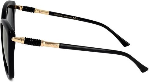 Jimmy Choo ROSE/S Black/Grey Shaded 55/18/140 women Sunglasses in Kuwait