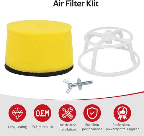 JAVIK Air Filter And Filter Cage Holder Guide With Bolt For Suzuki QuadRunner 500 LT-F500F LT-A500F 1998-2002 O.E.M# 13791-04F00 in Saudi Arabia