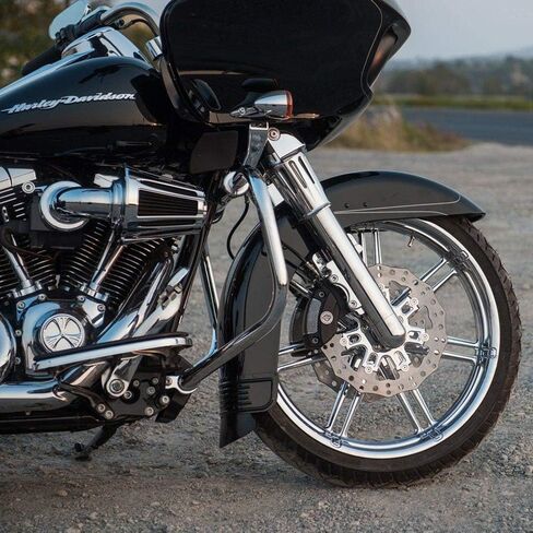 Arlen Ness 90 Degree Monster Sucker Air Cleaner Deep Cut Cover Chrome 81-024 in Saudi Arabia