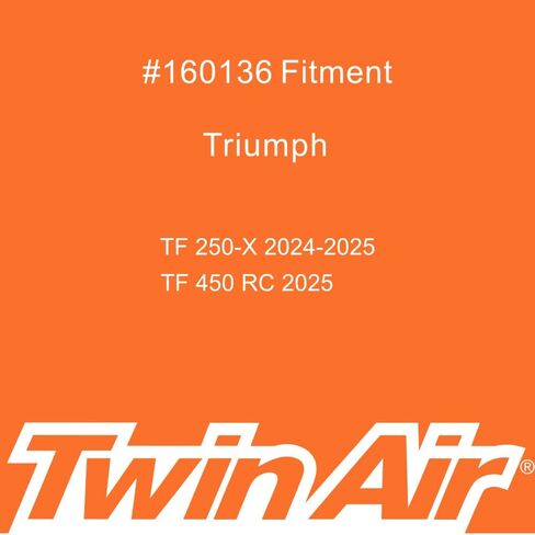 Airbox Cover for Triumph TF 250-X (2024-2025) - Tough ABS Plastic with Rubber Seal for Secure Airbox Cleaning and Maintenance - Motorcycles (MX) (OEM Part # T2205329) in Saudi Arabia