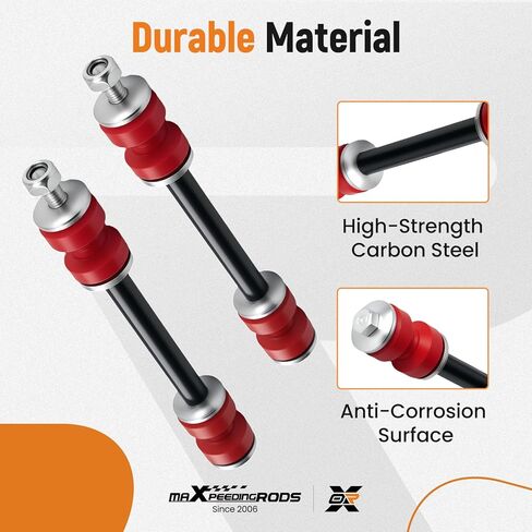maXpeedingrods Front Stabilizer Sway Bar End Link for Chevy Silverado GMC Sierra 1500 1999-2006, K80631 K700539 Pair Front Suspension Sway Bar Link Kit in Saudi Arabia