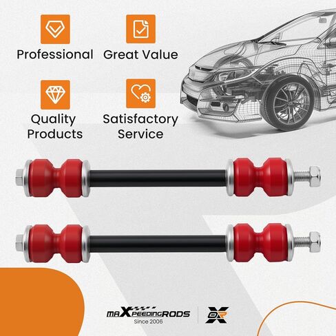 maXpeedingrods Front Stabilizer Sway Bar End Link for Chevy Silverado GMC Sierra 1500 1999-2006, K80631 K700539 Pair Front Suspension Sway Bar Link Kit in Saudi Arabia