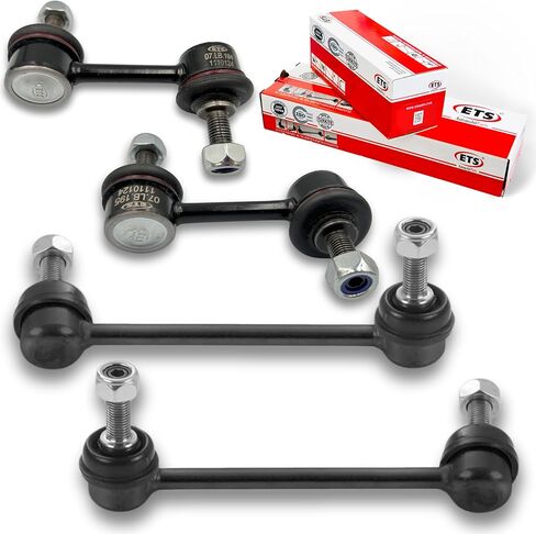 ETS 4 قطعة أمامي وخلفي + يسار ويمين Sway Stabilizer Bar End Link Kit يناسب Acura TSX 2009 2010 2011 2012 2013 2014 / لهوندا أكورد 2008-2012 K90456 K90457 K750152 K750153 in Kuwait