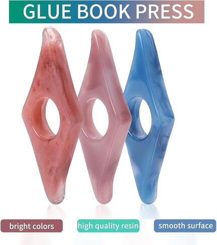 3 PCS Thumb Book Page Holder for Reading, 3 Colors Resin Book Finger Opener Holder Thumb Bookmark, Reading Accessories Gifts for Book Lovers Readers Women Teachers in Saudi Arabia