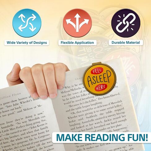 Reading Rewards Clip Over The Page Wordy Bookmarks for Kids - Fun Bookmarks for Children, Classroom Prizes, Motivational Book Markers, Planner Accessories - Book Marks for Reading Women - 75 Pack in Kuwait