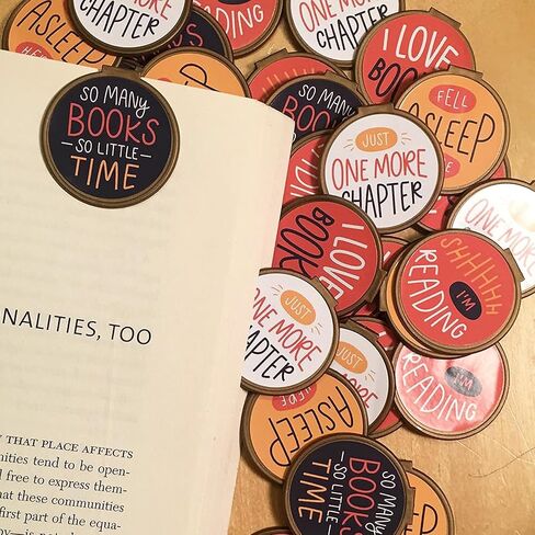 Reading Rewards Clip Over The Page Wordy Bookmarks for Kids - Fun Bookmarks for Children, Classroom Prizes, Motivational Book Markers, Planner Accessories - Book Marks for Reading Women - 75 Pack in Kuwait