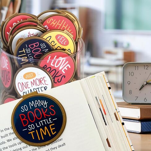 Reading Rewards Clip Over The Page Wordy Bookmarks for Kids - Fun Bookmarks for Children, Classroom Prizes, Motivational Book Markers, Planner Accessories - Book Marks for Reading Women - 75 Pack in Kuwait