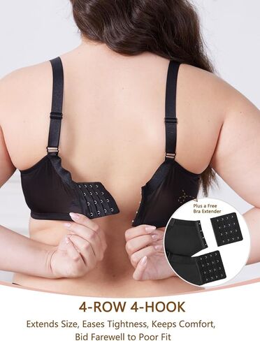 Minimizer Bras for Women Lifting Full Coverage Underwire Lace Bras Plus Size Unlined Breathable Bra for Heavy Breast in Saudi Arabia